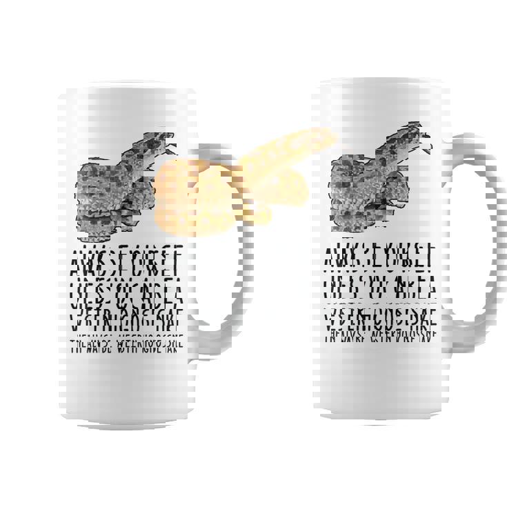 Be Yourself Always And Be A Western Hognose Snake Graphic Print Coffee Mug