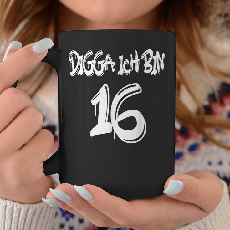 16Th Birthday Idea Digga I'm 16 Tassen Lustige Geschenke