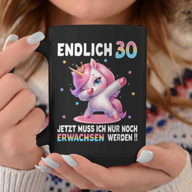 30Th Birthday Woman 30 Years Party Outfit Unicorn Tassen Lustige Geschenke