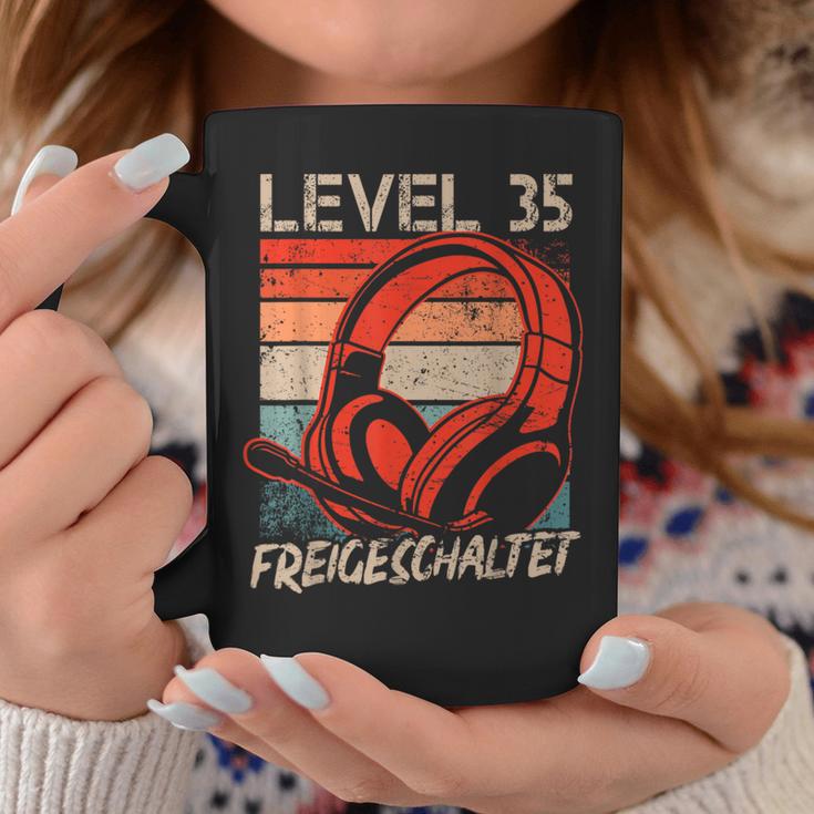 35Th Birthday Boysideo Gamer Level 35 Unlocked Tassen Lustige Geschenke