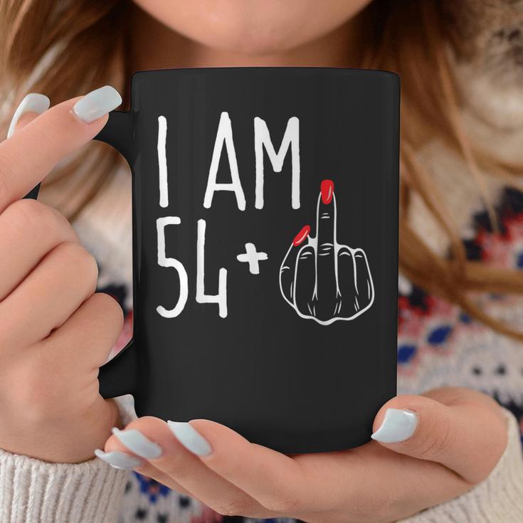 I Am 54 Plus 1 Middle Finger 55Th Women's Birthday Tassen Lustige Geschenke