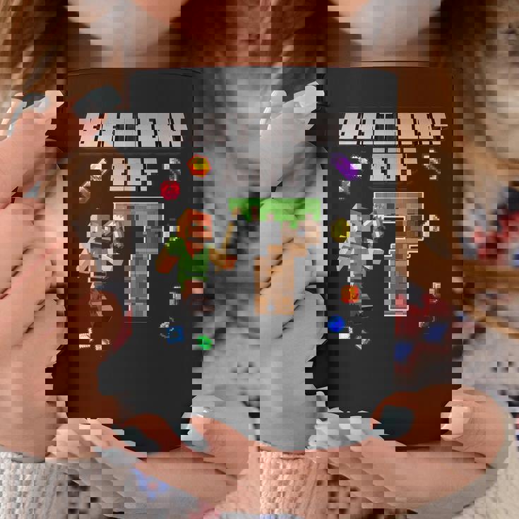 7Th Birthday Boy 7 Video Gamer Pixel Number Seven Bday Party Coffee Mug Unique Gifts