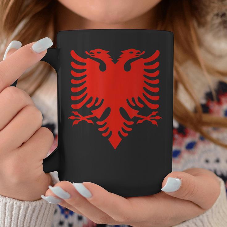 Albanian Flag Albania Eagle Shqip Shqiponja Albania Tassen Lustige Geschenke