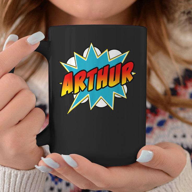 Arthur Name Comic Book Superheroes For Boys Tassen Lustige Geschenke