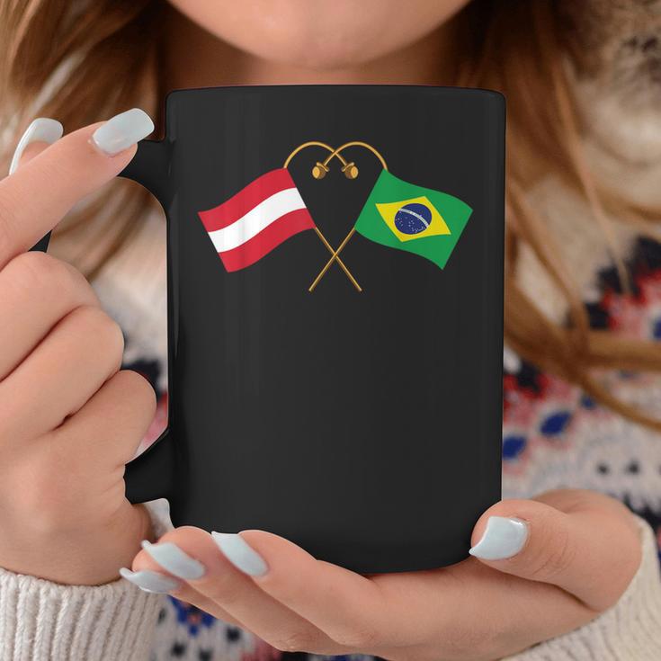 Austria Flag Brazilian Flag Austria Brazil Tassen Lustige Geschenke