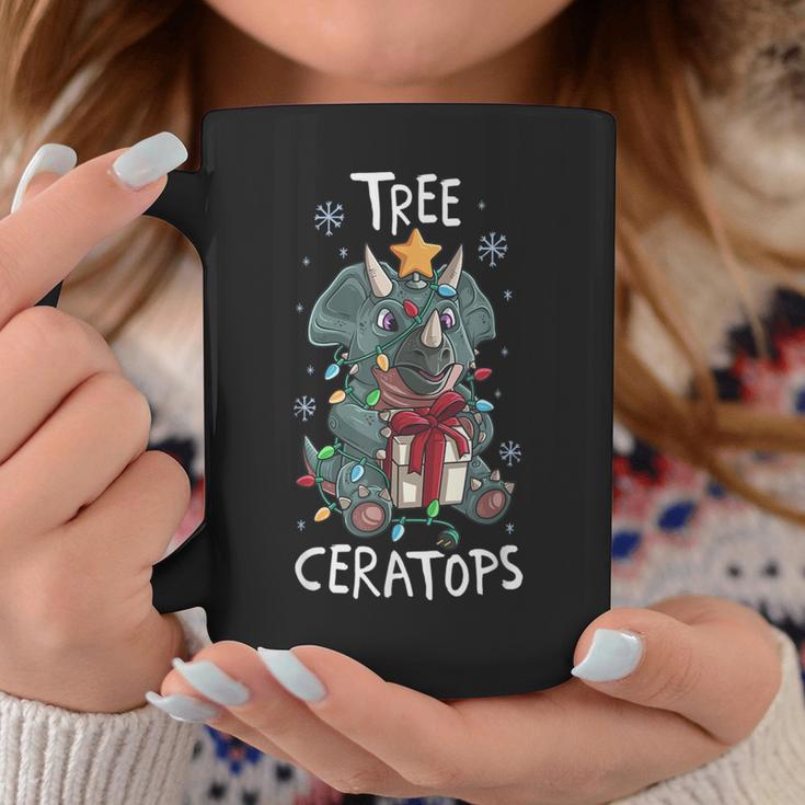 Baum Ceratops Nettes Triceratops-Dinosaurier-Weihnachten Tassen Lustige Geschenke