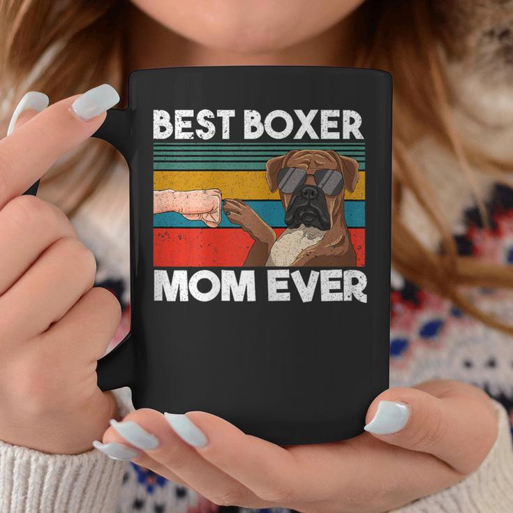Best Boxer Mom Ever Best Dogs Mum Día De La Madre Taza de café Regalos divertidos
