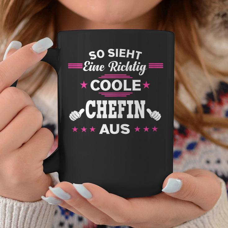 Beste Chefin So Sieht Eine Richtig Coole Chefin German Tassen Lustige Geschenke