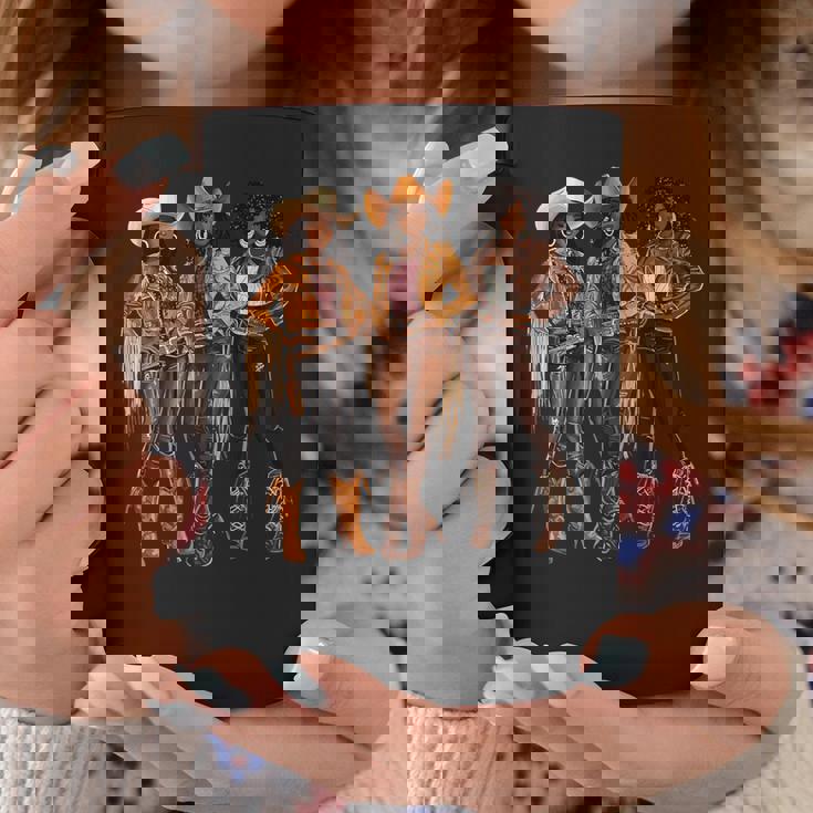 Black African American Cowgirl Western Country Texas Rodeo Coffee Mug Unique Gifts