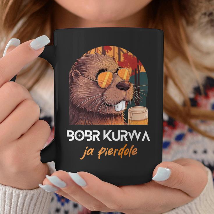 Bober Kurwa Polish Beaver Meme Bobr Ja Pierdole Tassen Lustige Geschenke