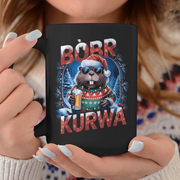 Bóbr Christmas Jumper Christmas Sauf Beer Costume Bobr Kurwa Tassen Lustige Geschenke