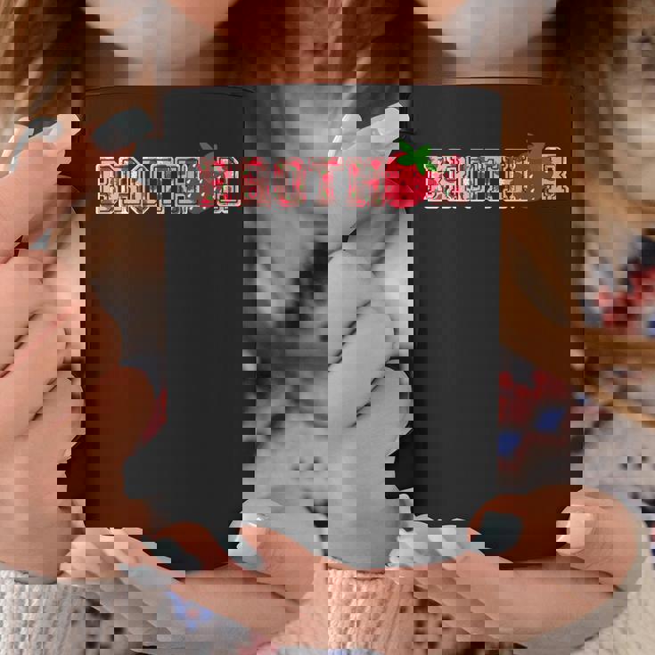 Brother Strawberry First Birthday Family Strawberry Coffee Mug Unique Gifts