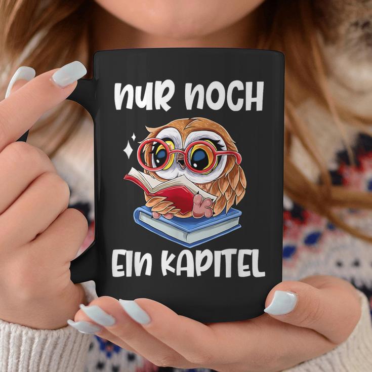 Buchwurm Nur Noch Ein Kapitel Book Lese Owl Tassen Lustige Geschenke