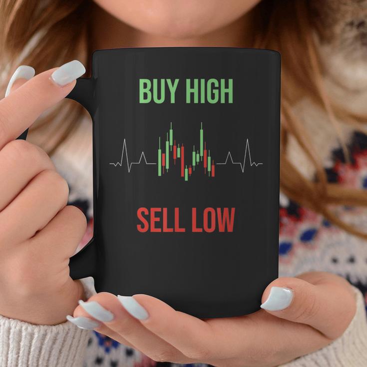 Buy High Sell Low Trading Tassen Lustige Geschenke