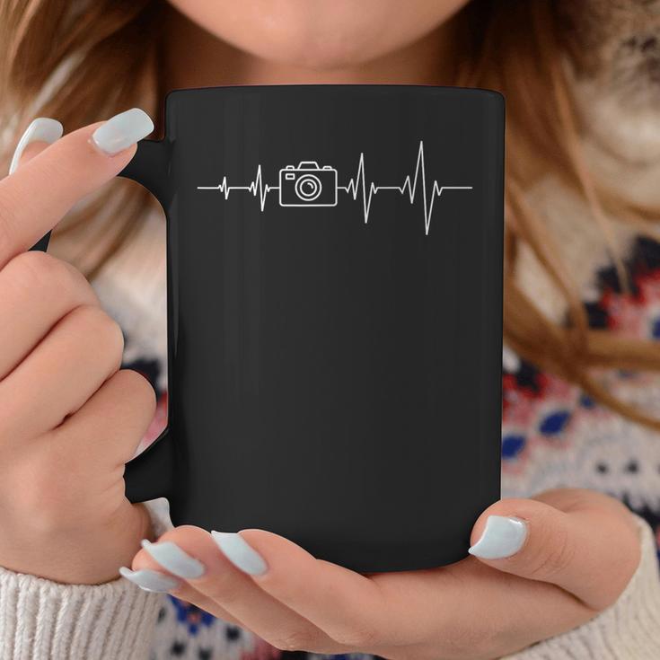 Camera Heartbeat Photographer Tassen Lustige Geschenke