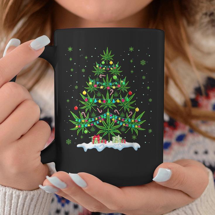 Cannabis Christmas Tree Marijuana Tassen Lustige Geschenke