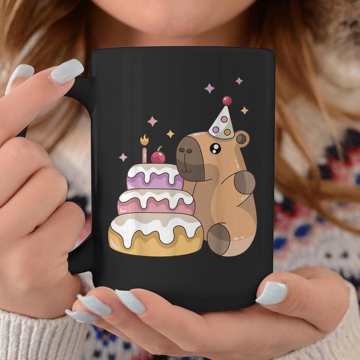 Capybara Cake Happy Birthday Animal Rodent Boy Girl Child Tassen Lustige Geschenke