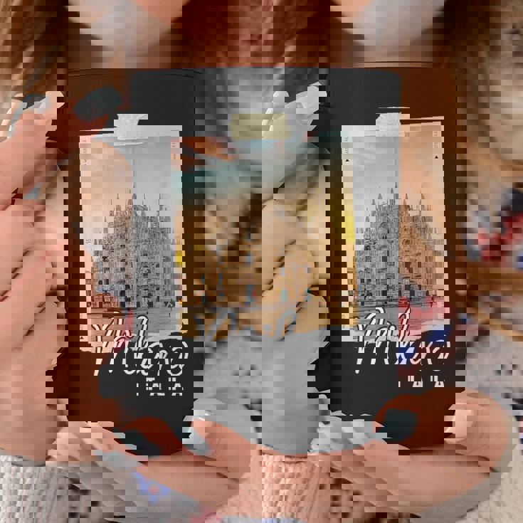 Catedral De Milán Italia Souvenir Duomo Di Milano Italiano Taza de café Regalos divertidos