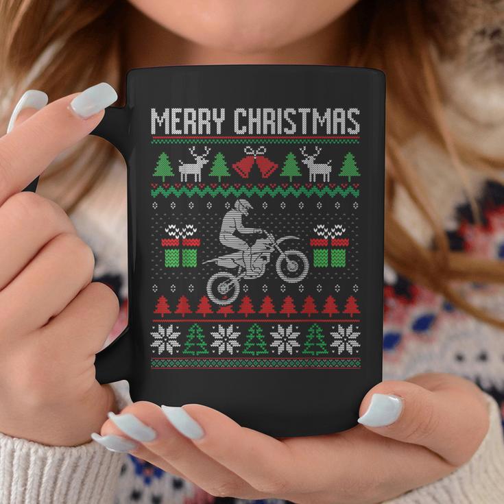 Christmas Jumper Motocross Dirt Bike Racing Christmas Sports Ugly Tassen Lustige Geschenke