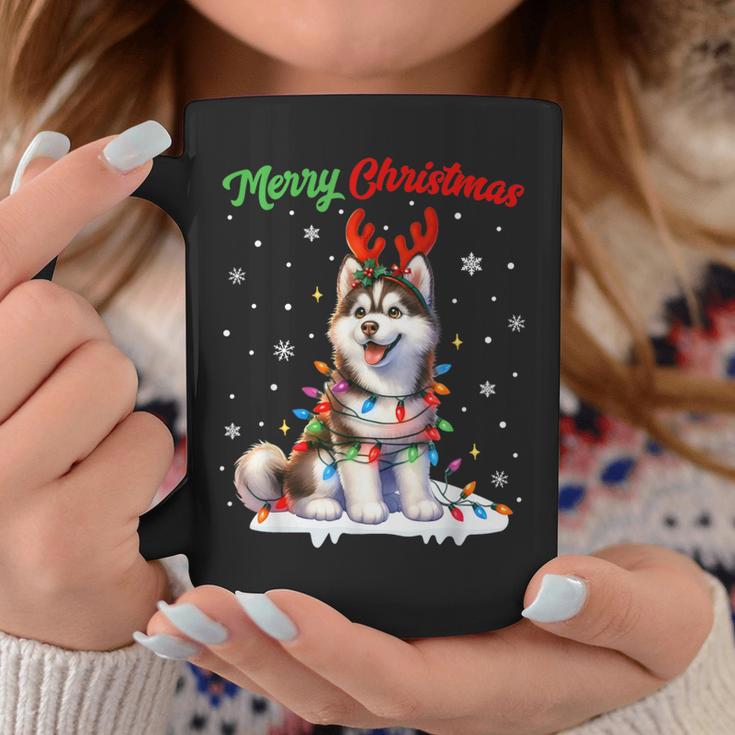 Christmas Outfit Christmas Jumper Husky Dog Christmas Tassen Lustige Geschenke