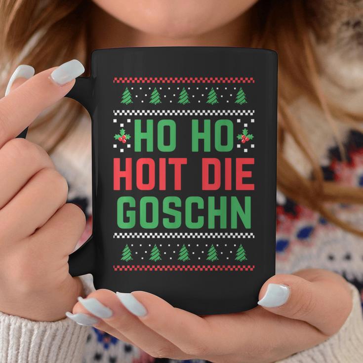 Christmas Party Santa Ho Ho Hoit Die Goschn Tassen Lustige Geschenke