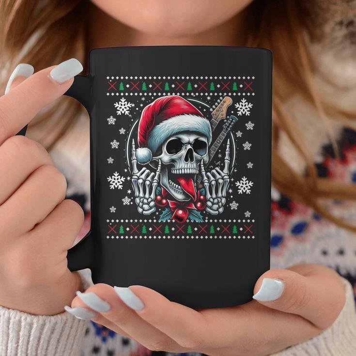 Christmas Skull Ugly Christmas Heavy Xmas Skeleton Tassen Lustige Geschenke