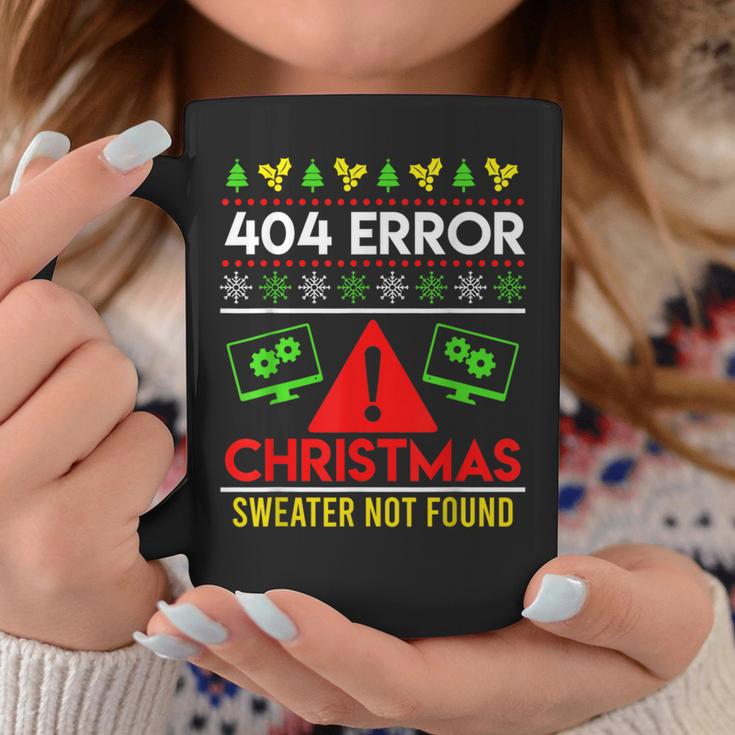 Christmas Slogan 404 Error Sweater Not Found Ugly Christmas Tassen Lustige Geschenke