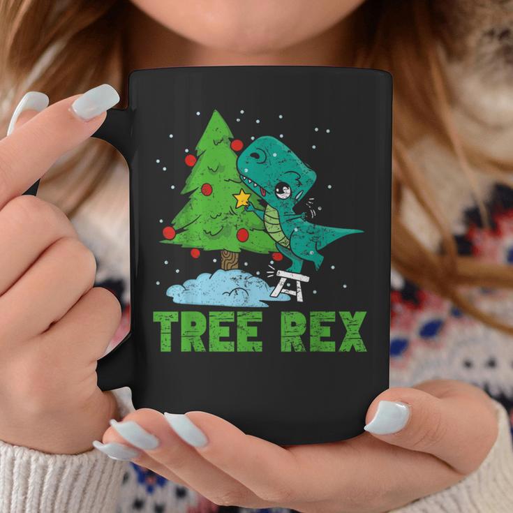 Christmas Tree Rex Dinosaur Fan Children's Christmas Tree Tassen Lustige Geschenke