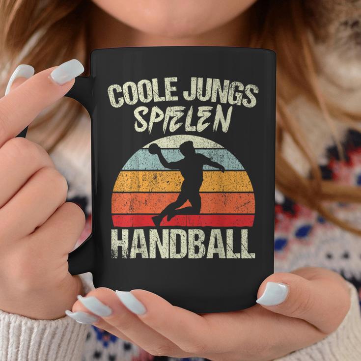 Cool Boys Playing Handball Handballer Boys Children's Tassen Lustige Geschenke