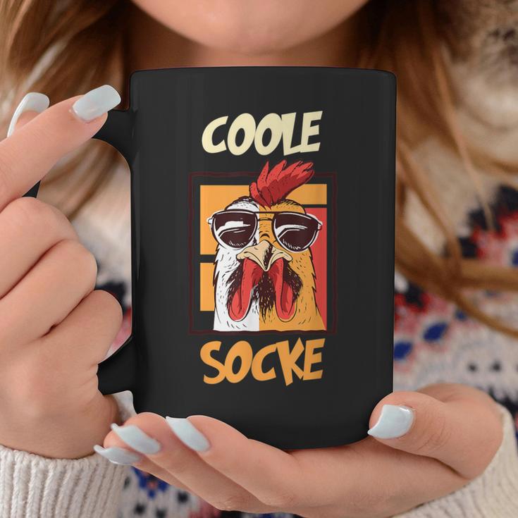 Cool Chicken Hen Cockerel Cool Sock Motif Chicken S Tassen Lustige Geschenke