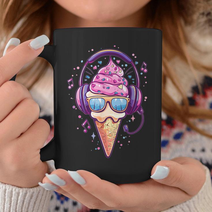 Cool Ice Cream With Sunglasses I Ice Cream Tassen Lustige Geschenke