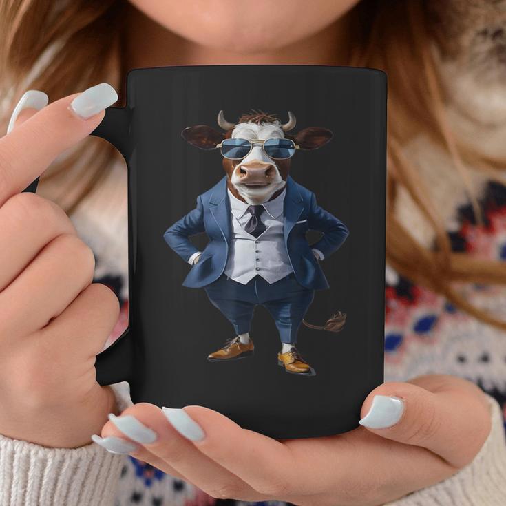 Cow Women's Cow In Suit Cow Tassen Lustige Geschenke