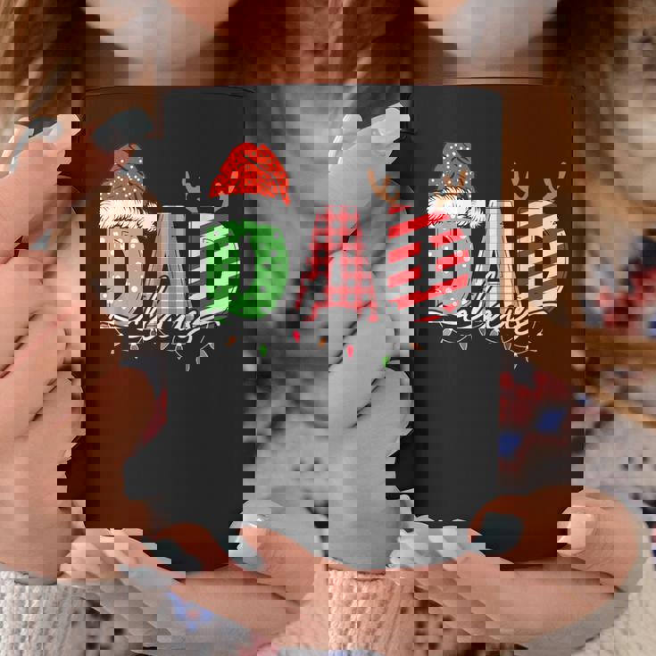 Dad Claus Xmas Christmas Lights Pajama Family Matching Coffee Mug Unique Gifts