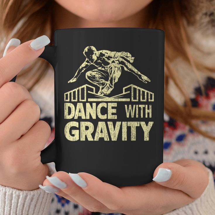 Dance With Gravity Parkour Tassen Lustige Geschenke