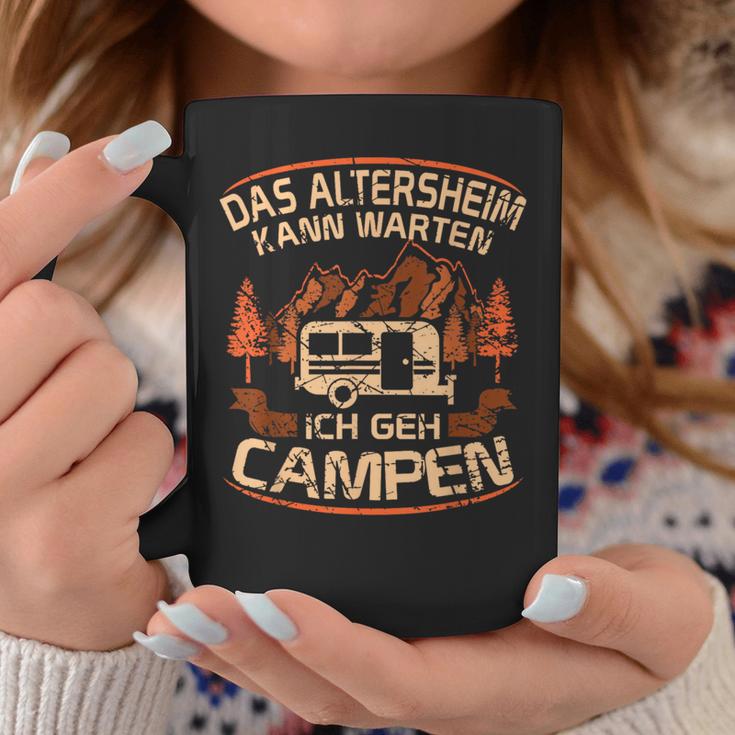 Das Altersheim Kann Waten Ich Geh Campen Grandpa Campen Campen Tassen Lustige Geschenke