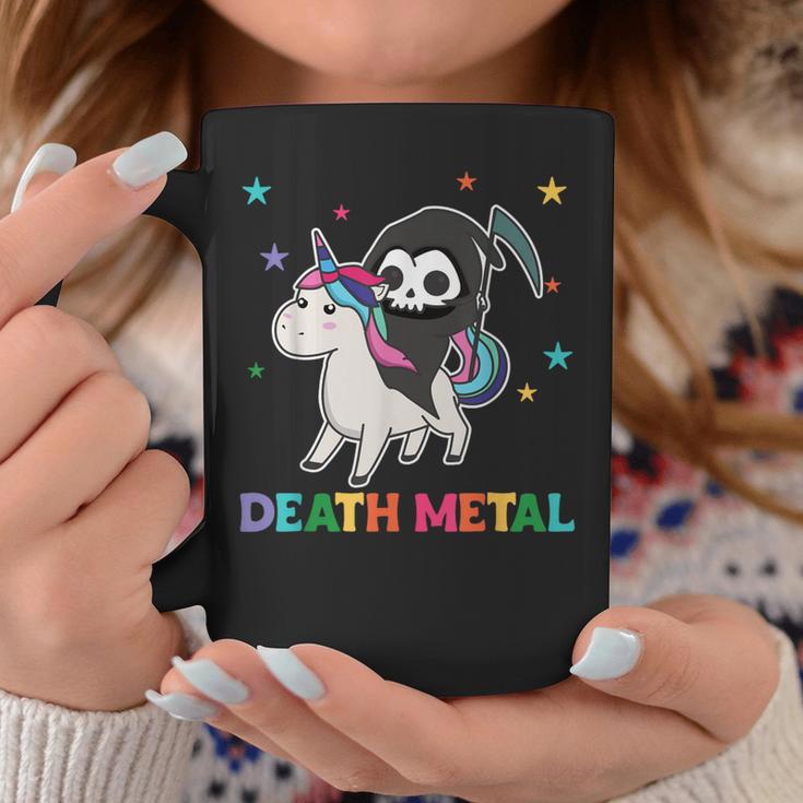 Death Metal Rock Music Death Riding Unicorn Unicorns Tassen Lustige Geschenke