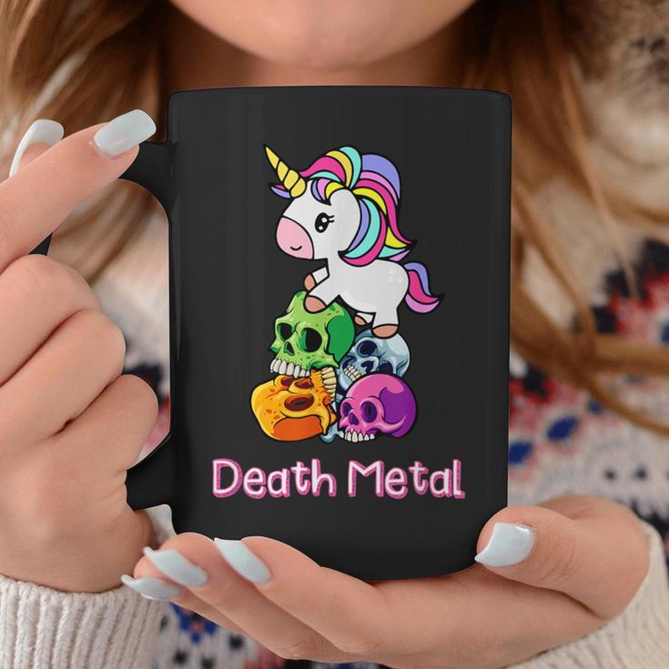 Death Metal Unicorn Cute Rock Metal Emo Alternative Tassen Lustige Geschenke