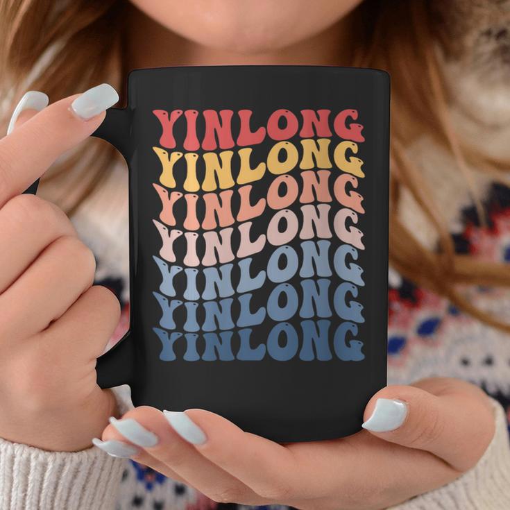 Dinosaure Rétro Yinlong Groovy Tasse Cadeaux drôles