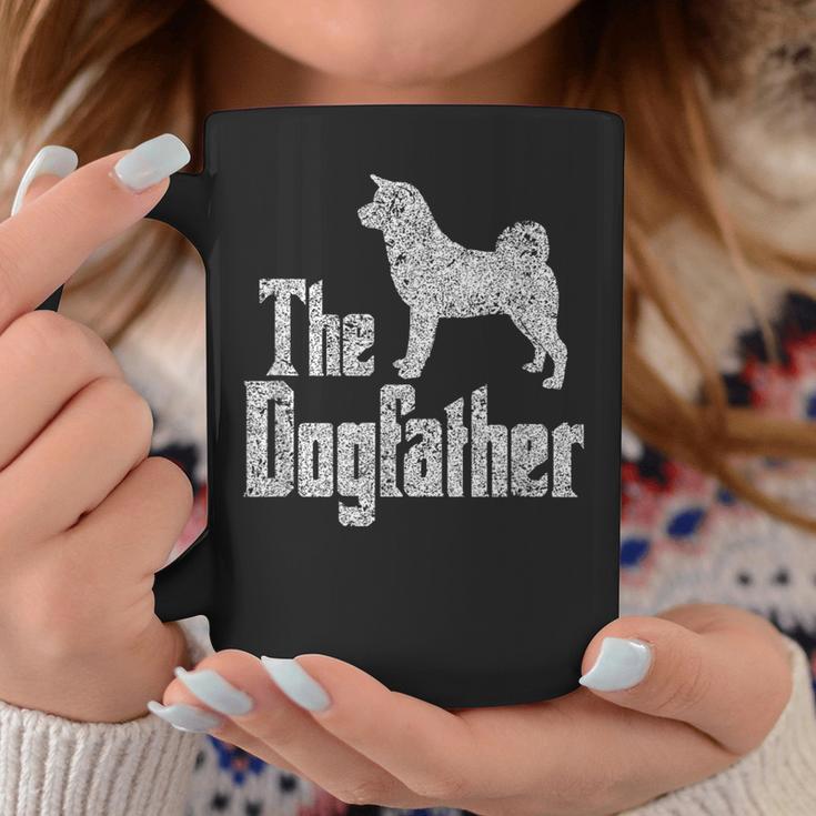 The Dogfather Akita Inu Dog Silhouette Tassen Lustige Geschenke