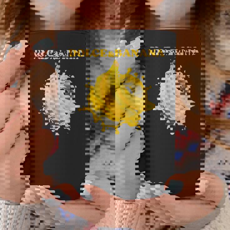 Dolce Et Banana Pétillant Motifs Amusants Et Amusants Tasse Cadeaux drôles