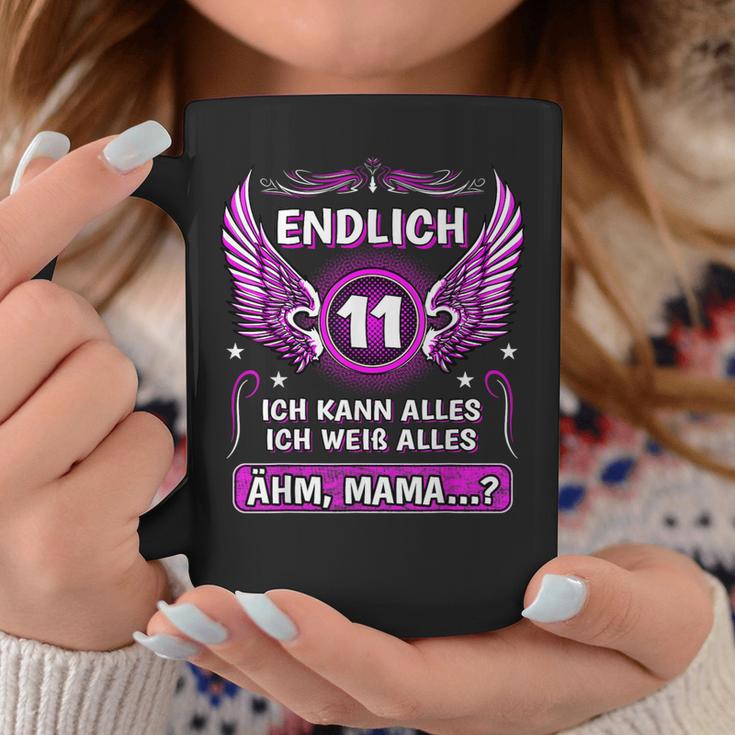 Endlich 11 Ähm Mama 11St Birthday Boy Girl Child S Tassen Lustige Geschenke