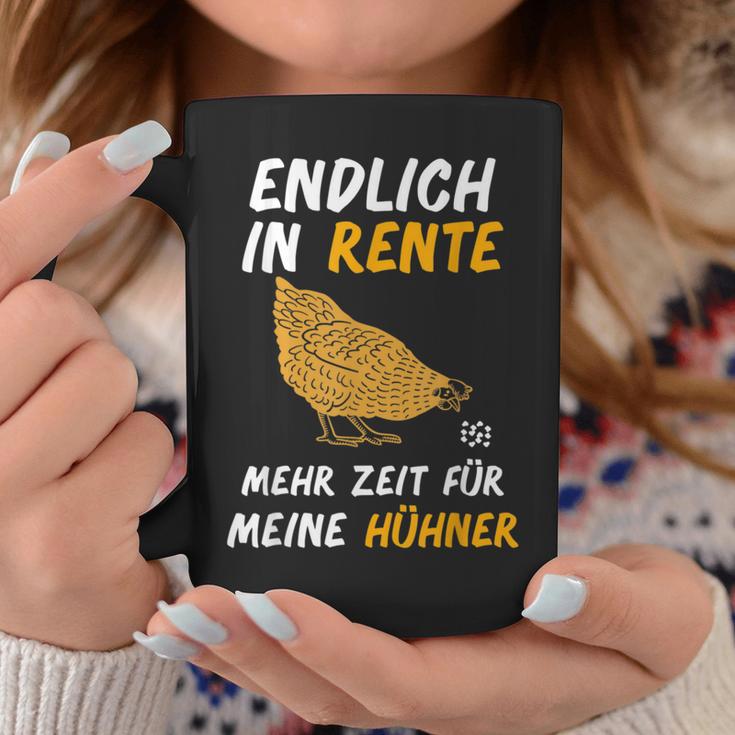 Endlich In Rente Mehr Zeit Für Meine Hühner Chicken Ruhestand Tassen Lustige Geschenke