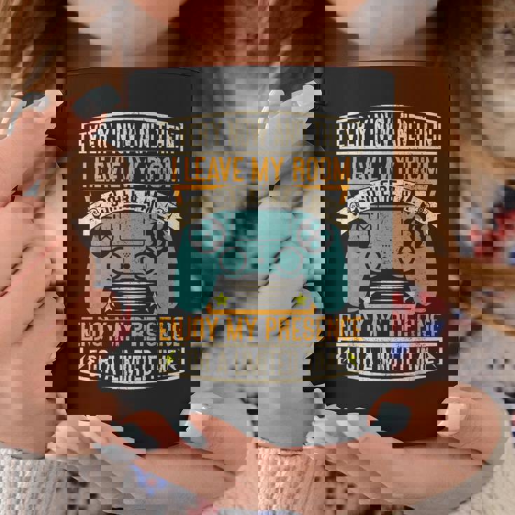 Every Now And Then I Leave My Room Gaming Graphic Print Coffee Mug Unique Gifts