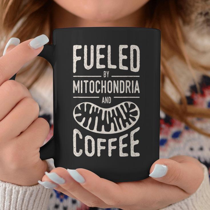 Fueled By Mitochondria And Coffee Cell Biology Science Tassen Lustige Geschenke