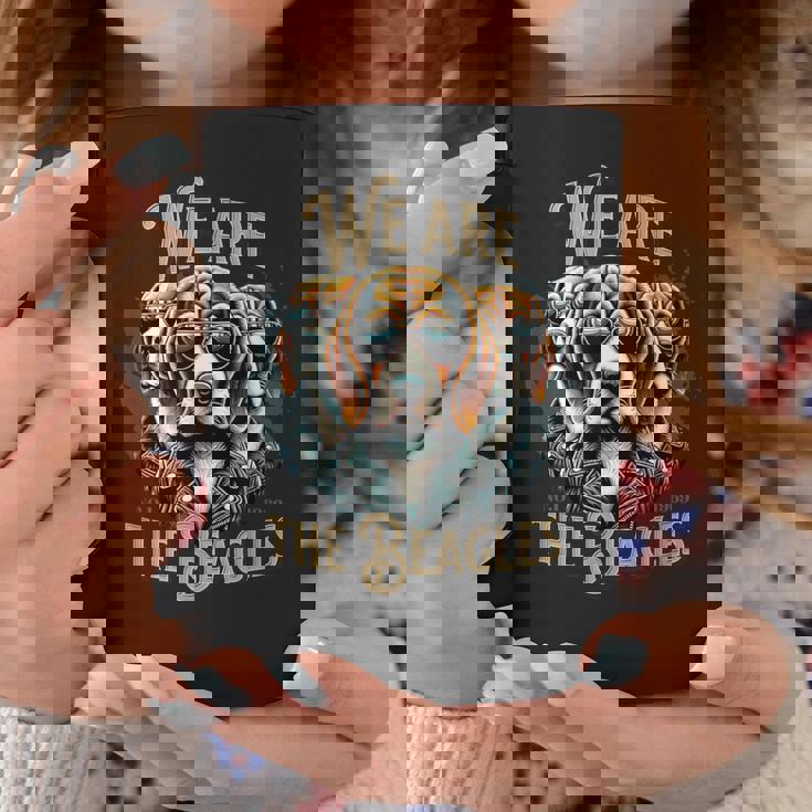 Beagles Dogs Beagles Y Amantes De La Música Rock 1969 Taza de café Regalos divertidos