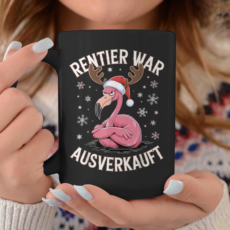 Christmas Flamingo Reindeer Was Out Sold Out Tassen Lustige Geschenke