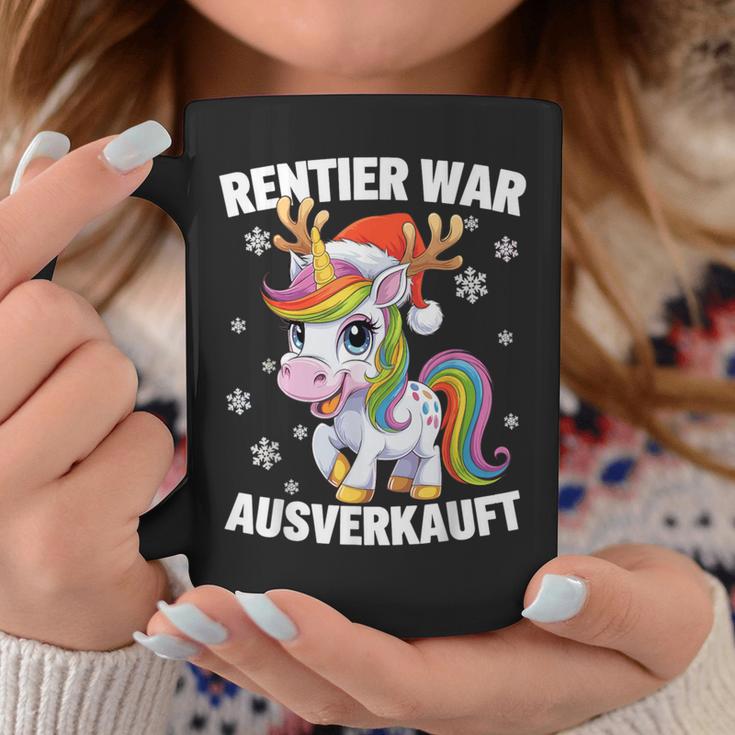 Christmas Unicorn Reindeer Was Out Sold Out Tassen Lustige Geschenke