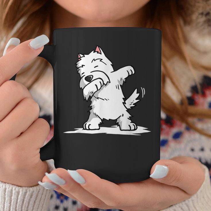 Gentle Westie Dog Dab Dance Tassen Lustige Geschenke