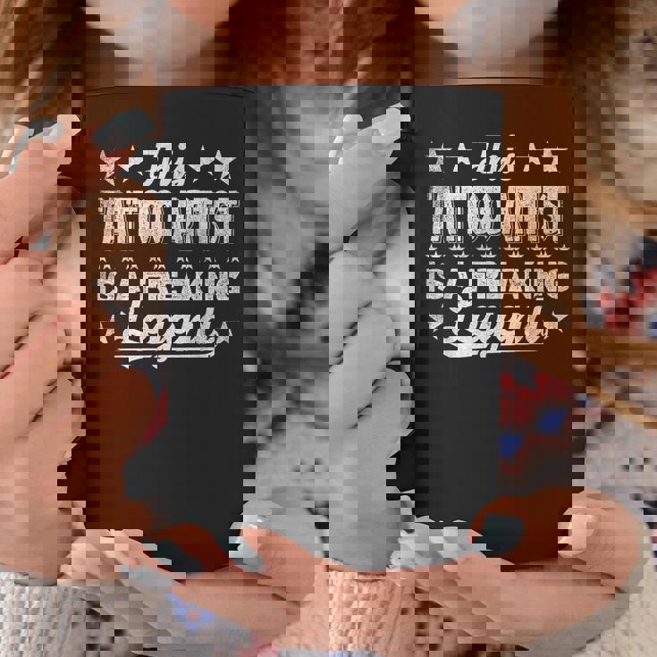 Profession Quote Tattoo Artist Taza de café Regalos divertidos