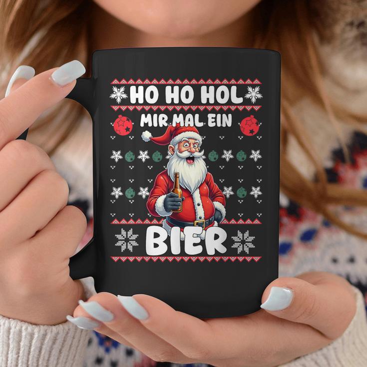 Saying Ho Ho Hol Mir Mal Ein Bier Ugly Christmas Tassen Lustige Geschenke